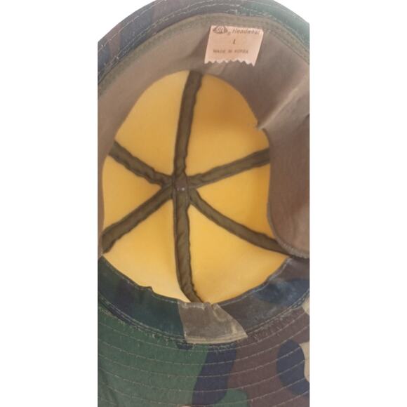 Vintage YR Headwear M81 Woodland Camouflage Fitted Patrol Cap - Picture 6 of 8